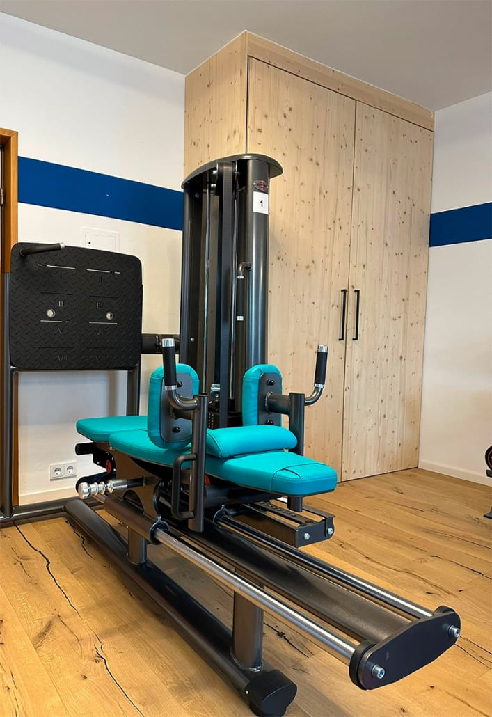 Beinpresse im Trainingsbereich