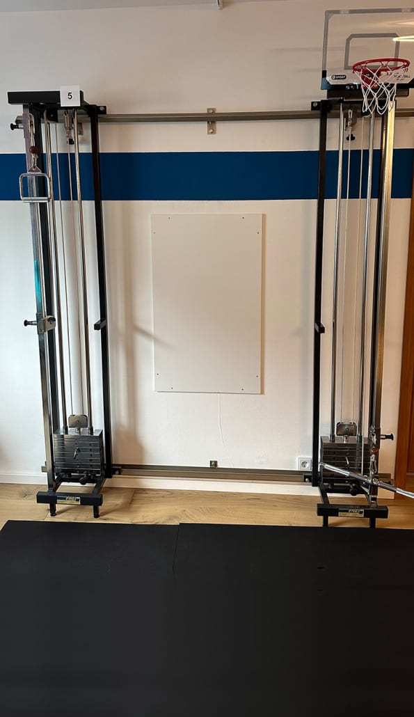 Seilzüge im Trainingsbereich